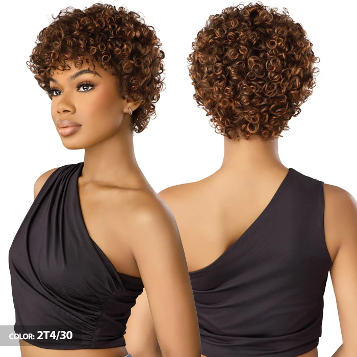 Outre Premium Duby 100% Human Hair Full Wig - HH-ODINEA - Curly Pixie - Image 2