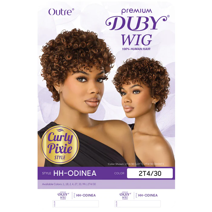 Outre Premium Duby 100% Human Hair Full Wig - HH-ODINEA - Curly Pixie - Image 3