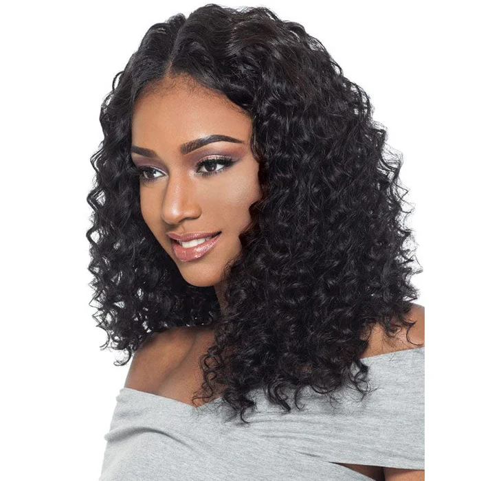Outre Premium Purple Pack 100% Human Hair Weave - DEEP WAVE 12/14/18" - Image 2