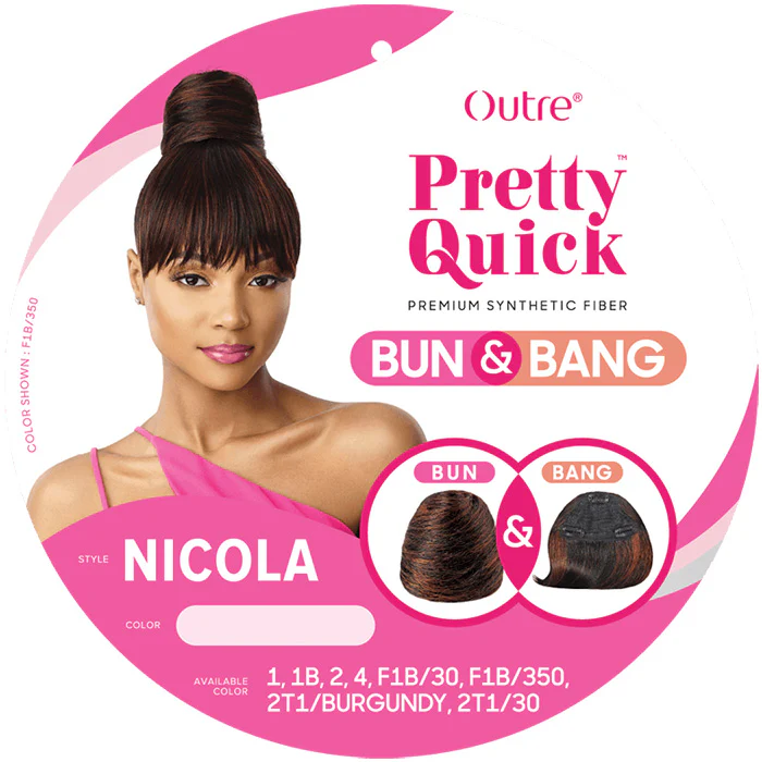 Outre Pretty Quick Bun & Bang 2PCS - NICOLA - Image 3