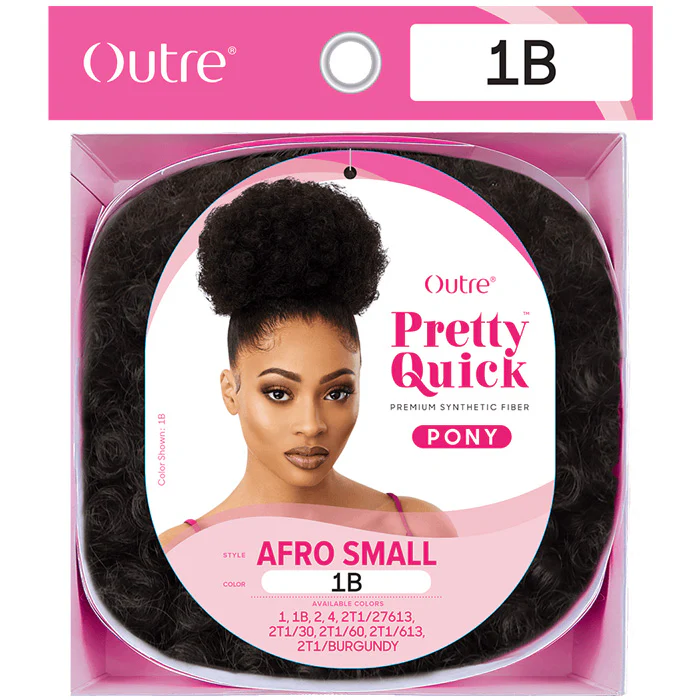 Outre Pretty Quick Drawstring Ponytail - AFRO SMALL - Image 5