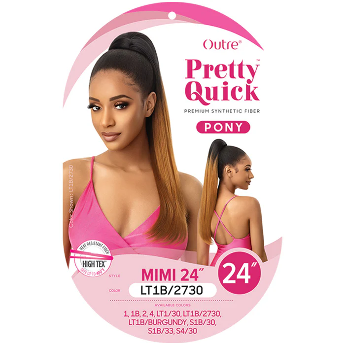 Outre Pretty Quick Drawstring Ponytail - MIMI 24" - Image 3