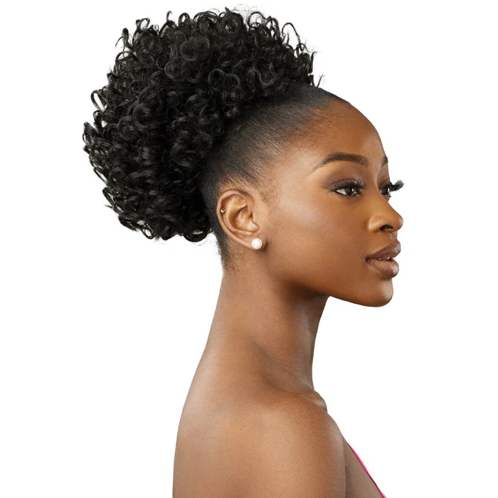 Outre Pretty Quick Drawstring Ponytails - CURLY PUFF - Image 3