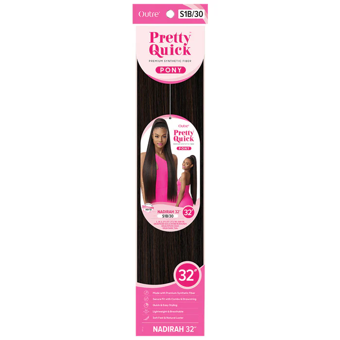 Outre Pretty Quick Ponytail - NADIRAH 32" - Image 5