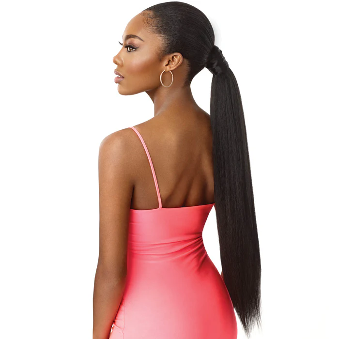 Outre Pretty Quick Pony Wrap Around Ponytail - KINKY STRAIGHT 28" - Image 2