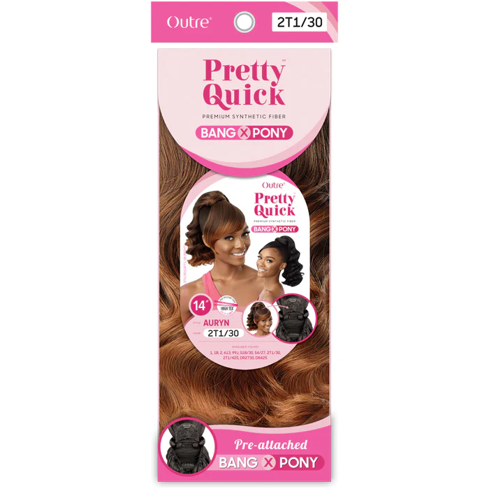 Outre Pretty Quick Bang & Ponytail - AURYN 14" - Image 6
