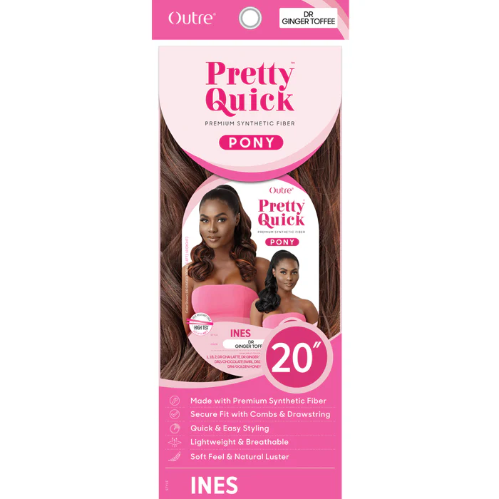 Outre Pretty Quick Wrap Ponytail - INES - Image 5