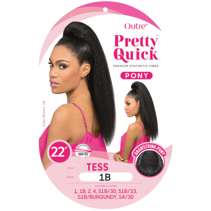 Outre Pretty Quick Drawstring Ponytail - TESS 22" - Image 3