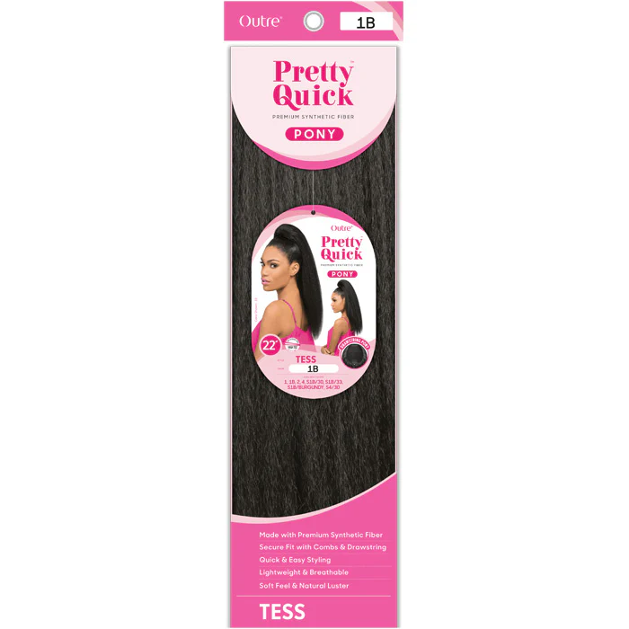 Outre Pretty Quick Drawstring Ponytail - TESS 22" - Image 4