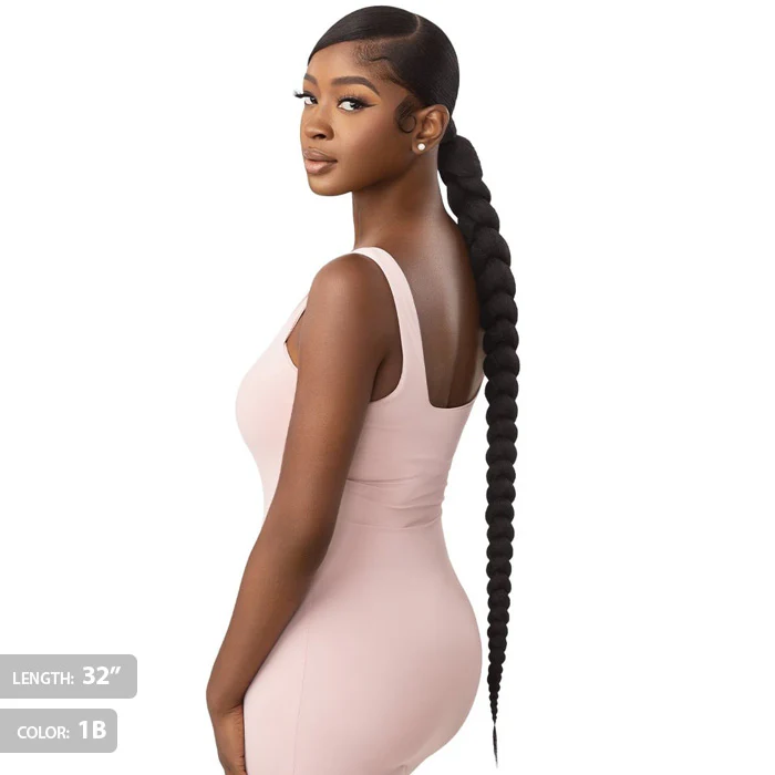 OUTRE PRETTY QUICK WRAP PONY - NATURAL BRAIDED PONYTAIL 32"/42" - Image 2