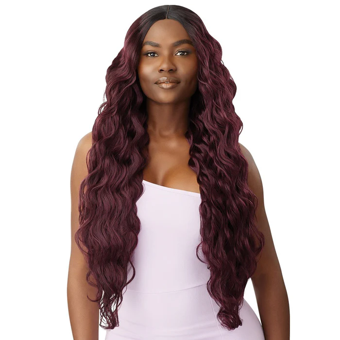Outre Purple Pack Brazilian Boutique Human Hair Blend Weave - VIRGIN BODY 4PCS (26/28/30"+ 4" lace closure)