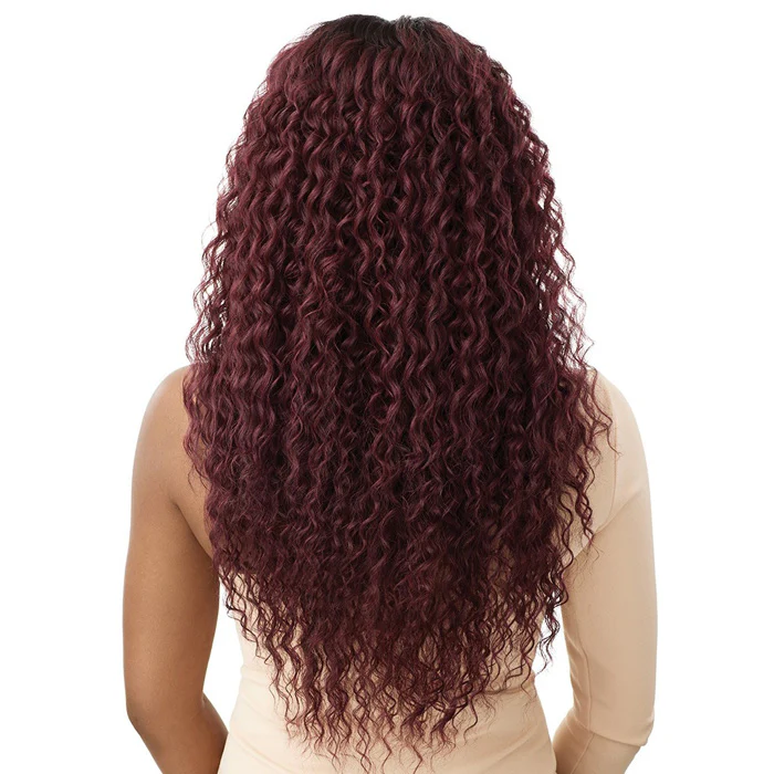 Outre Purple Pack Brazilian Boutique Human Hair Blend Weave - VIRGIN LOOSE DEEP 4PCS (18/20/22"+ 4" lace closure) - Image 3