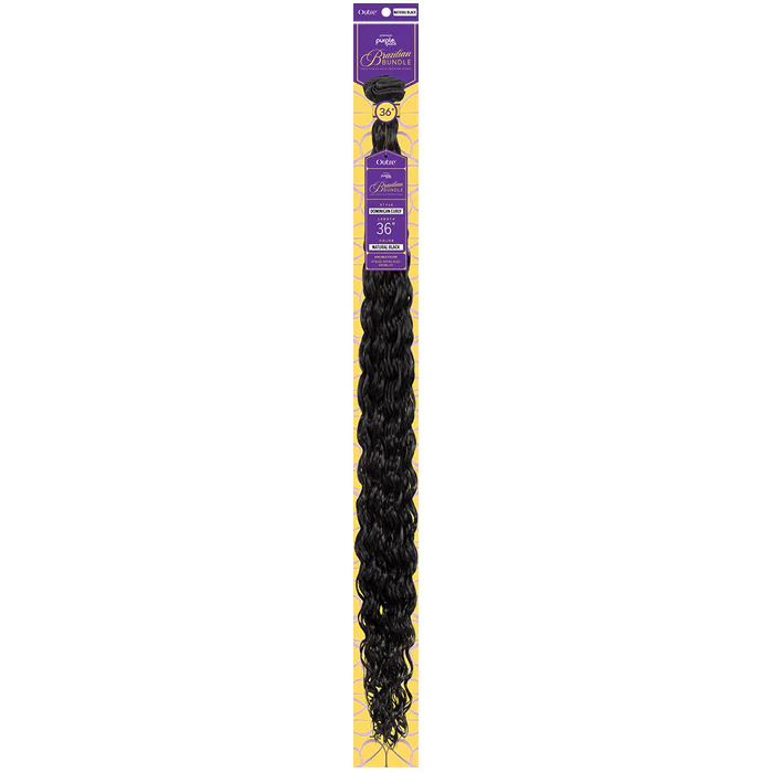 Outre Purple Pack Brazilian Bundle 100% Human Hair Blend Weave - DOMINICAN CURL 18/24/30/36 inch - Image 5