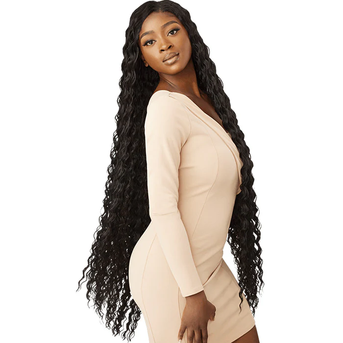 Outre Purple Pack Brazilian Bundle 100% Human Hair Blend Weave - LOOSE DEEP 18/24/30/36 inch