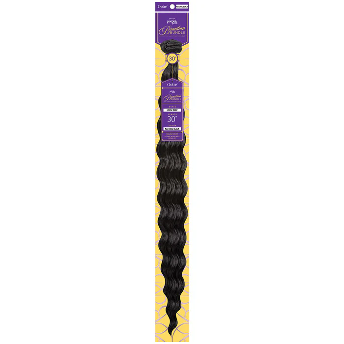 Outre Purple Pack Brazilian Bundle 100% Human Hair Blend Weave - LOOSE DEEP 18/24/30/36 inch - Image 4