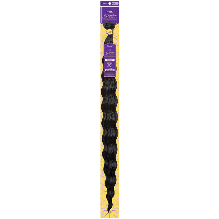 Outre Purple Pack Brazilian Bundle 100% Human Hair Blend Weave - LOOSE DEEP 18/24/30/36 inch - Image 5