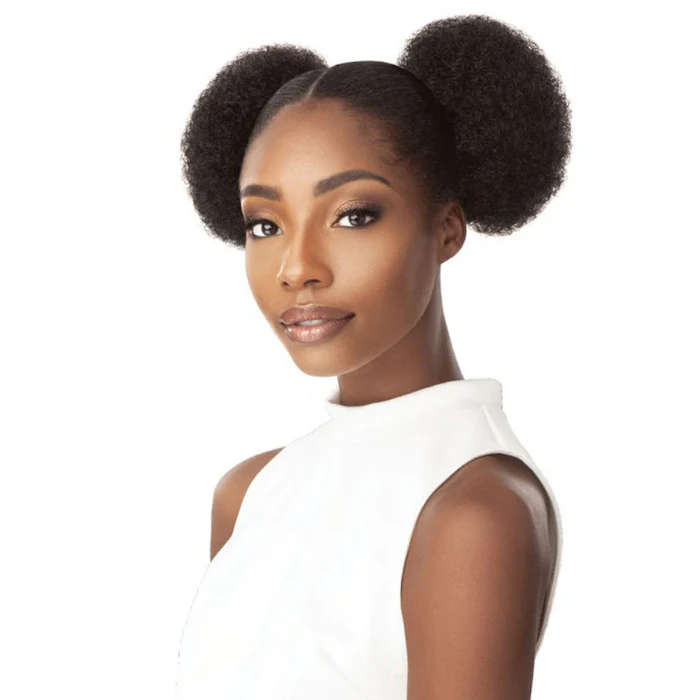 Outre Quick Pony Drawstring Ponytail - AFRO PUFF DUO SMALL - Image 2