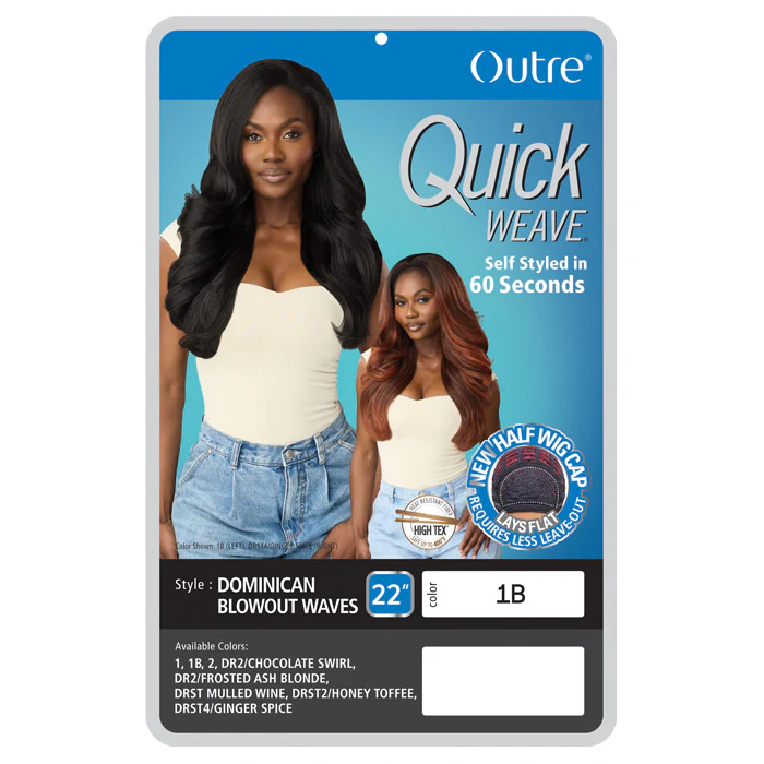 Outre Quick Weave Half Wig - DOMINICAN BLOWOUT WAVES - Image 4