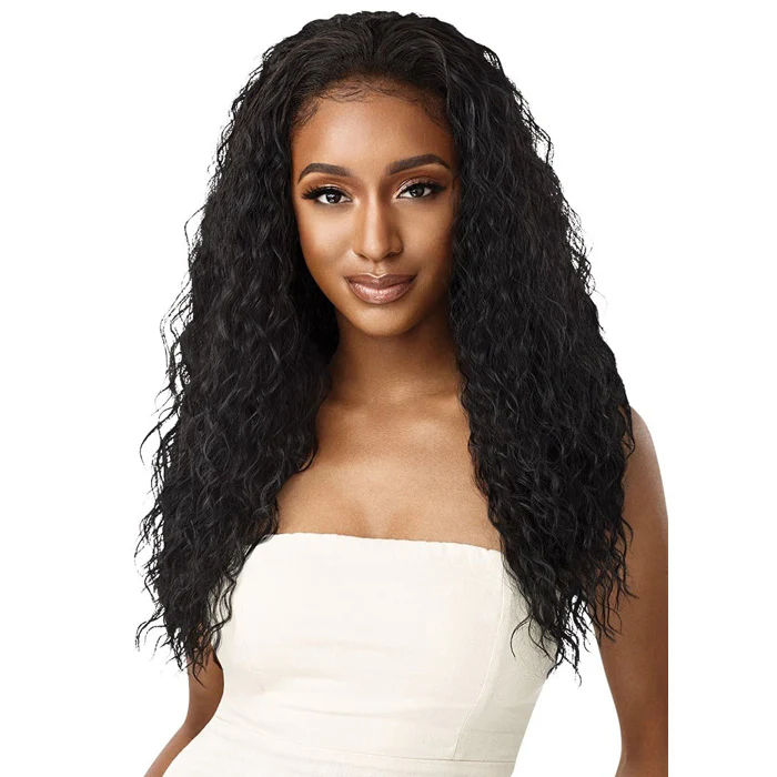 Outre Quick Weave Wet & Wavy Style Half Wig - BEACH CURL 24"