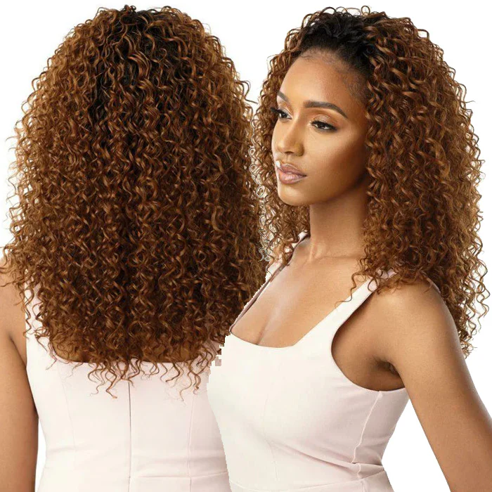 Outre Quick Weave Wet & Wavy Style Half Wig - BOHO CURL 20" - Image 3