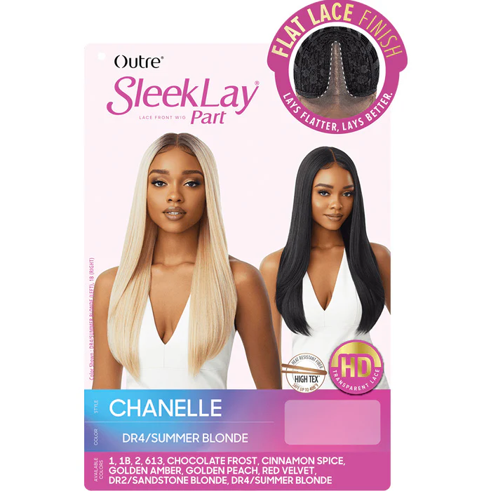 Outre Sleek Lay Part HD Lace Front Wig - CHANELLE - Image 4