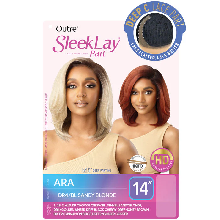 Outre Sleeklay 5" Deep C-Part HD Lace Front Wig - ARA - Image 4