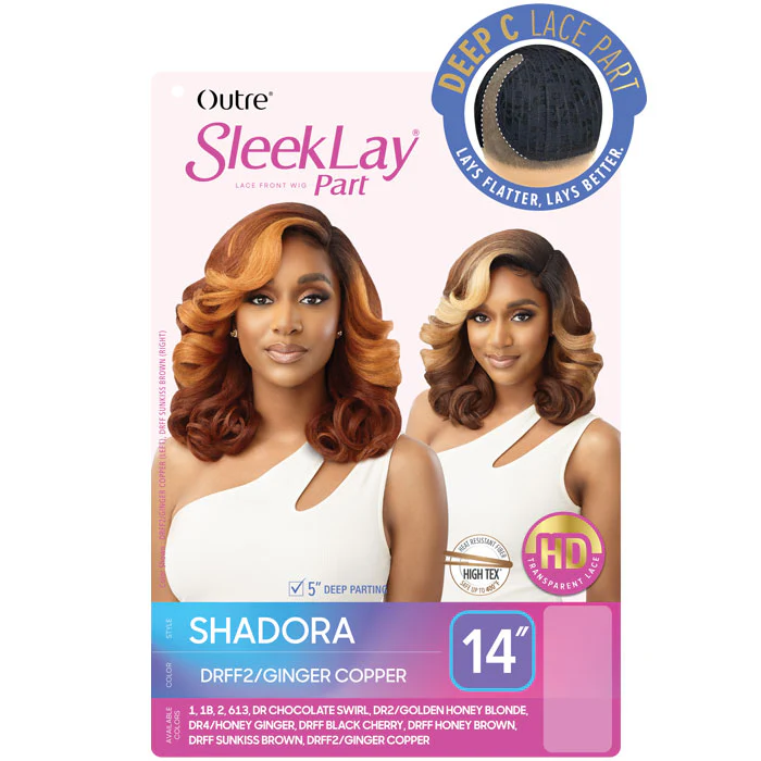 Outre SleekLay 5" Deep C-Part HD Lace Front Wig - SHADORA - Image 4