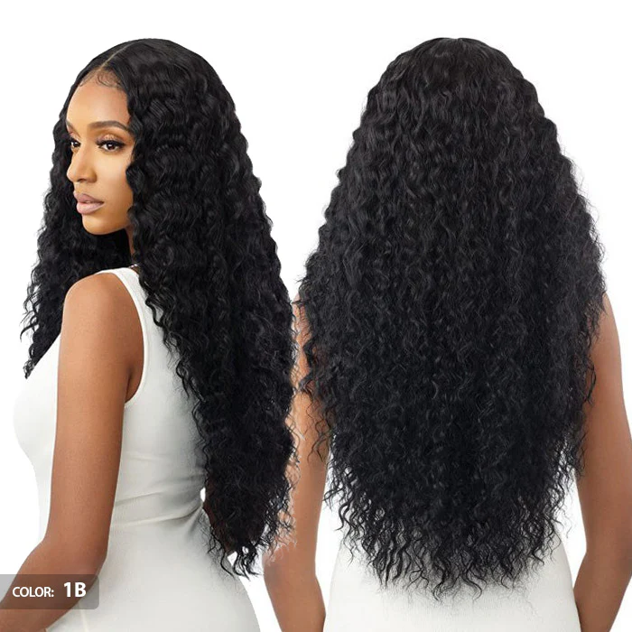 Outre SleekLay HD Part Flat Lace Finish Front Wig - DONATELLA - Image 3
