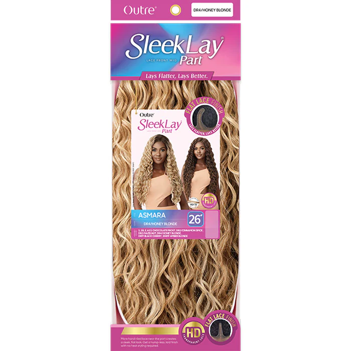 Outre Sleeklay Part Synthetic HD Lace Front Wig - ASMARA - Image 5
