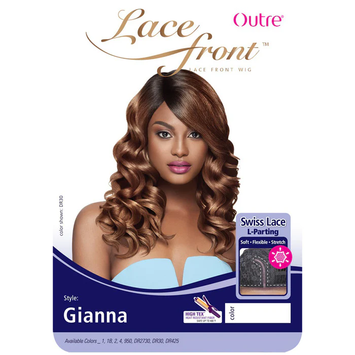 Outre Swiss Lace L-Parting Lace Front Wig GIANNA - Image 2