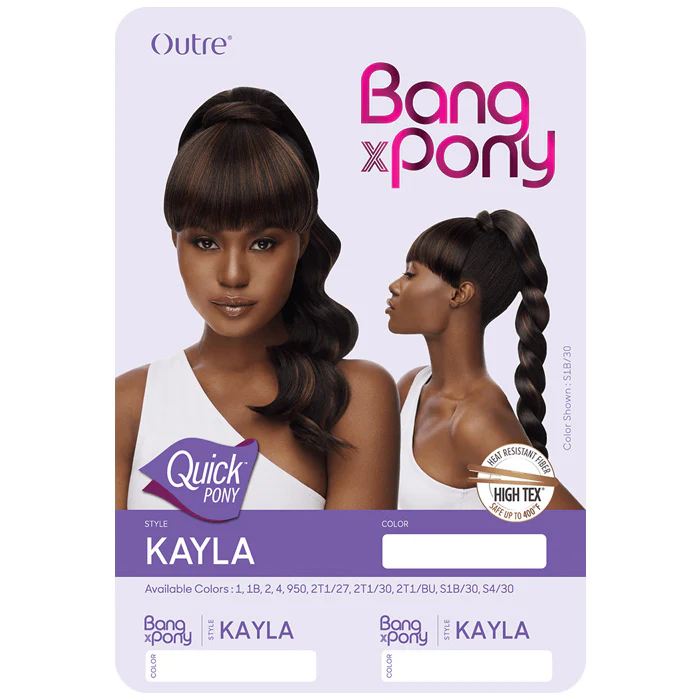 Outre Synthetic Bang x Pony Quick Pony KAYLA - Image 4