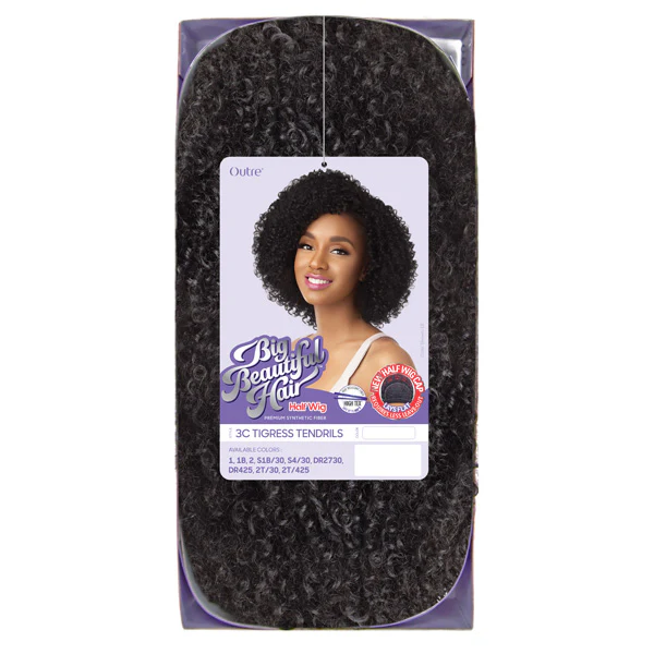 Outre Big Beautiful Hair Half Wig - 3C TIGRESS TENDRILS - Image 4