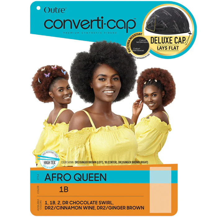 Outre Converti Cap Half Wig - AFRO QUEEN - Image 9