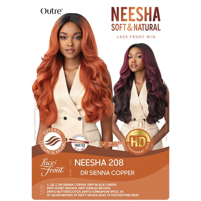 Outre Neesha Soft & Natural HD Lace Front Wig  - NEESHA 208 - Image 5
