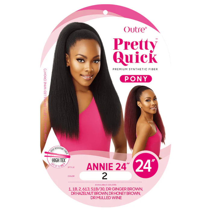 Outre Pretty Quick Drawstring Ponytail - ANNIE 24" - Image 5