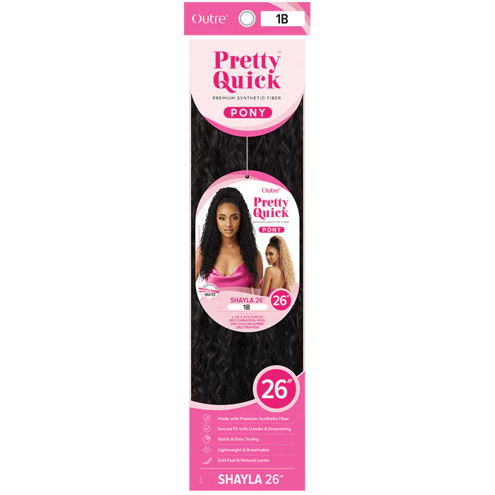 Outre Pretty Quick Drawstring Ponytail - SHAYLA 26" - Image 5