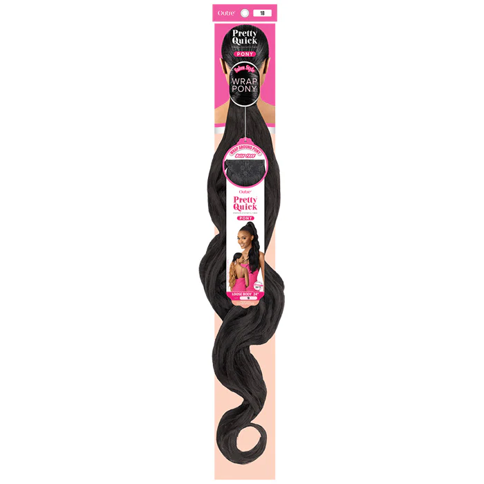 Outre Synthetic Pretty Quick Wrap Ponytail - LOOSE BODY 24 - Image 5