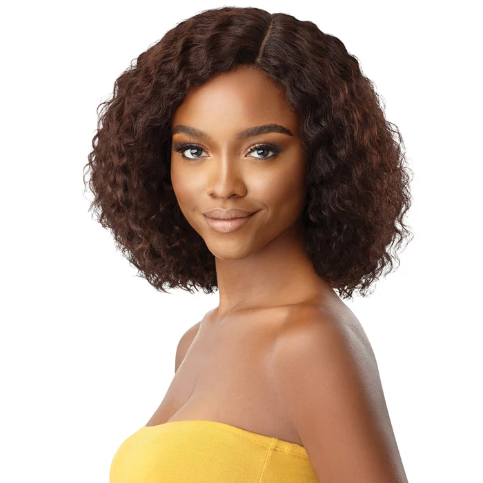 Outre The Daily 100% Unprocessed Human Hair Lace Part Wet & Wavy Wig - NATURAL DEEP 12 - Image 3