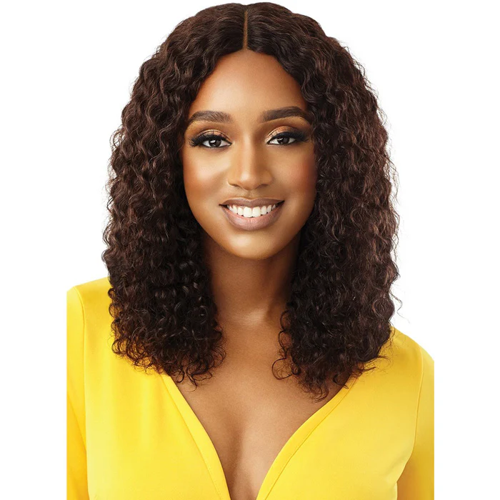 Outre The Daily 100% Unprocessed Human Hair Lace Part Wet & Wavy Wig - NATURAL DEEP 16 - Image 3