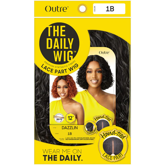 Outre The Daily Wig Hand-Tied Lace Part Wig - DAZZLIN - Image 5