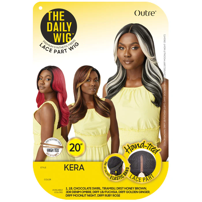 Outre The Daily Wig Hand-Tied Lace Part Wig - KERA - Image 7