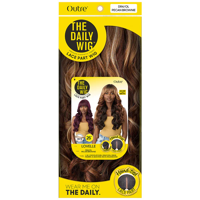 Outre The Daily Wig Hand-Tied Lace Part Wig - LOVELLE - Image 4