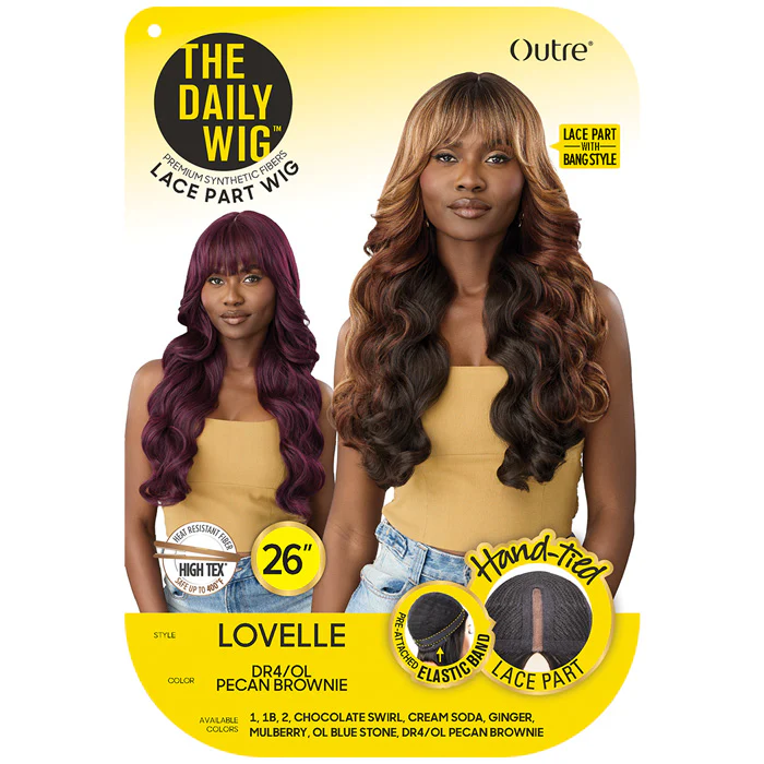 Outre The Daily Wig Hand-Tied Lace Part Wig - LOVELLE - Image 5