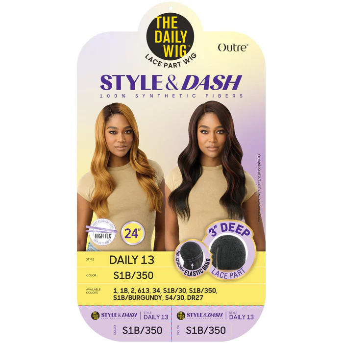 Outre The Daily Wig Style & Dash 3" Deep Lace Part Wig - DAILY 13 - Image 4