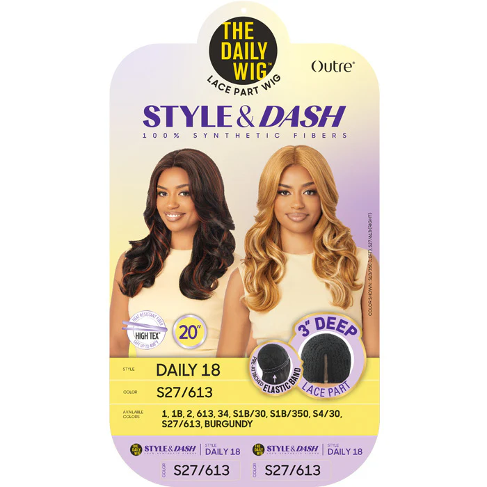 Outre The Daily Wig Style & Dash 3" Deep Lace Part Wig - DAILY 18 - Image 4