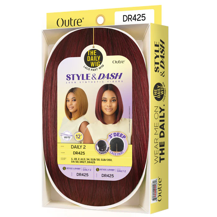 Outre The Daily Wig Style & Dash 3" Deep Lace Part Wig - DAILY 2 - Image 4