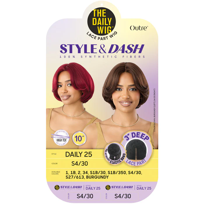 Outre The Daily Wig Style & Dash 3" Deep Lace Part Wig - DAILY 25 - Image 5