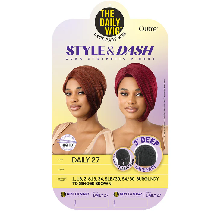 Outre The Daily Wig Style & Dash 3" Deep Lace Part Wig - DAILY 27 - Image 5