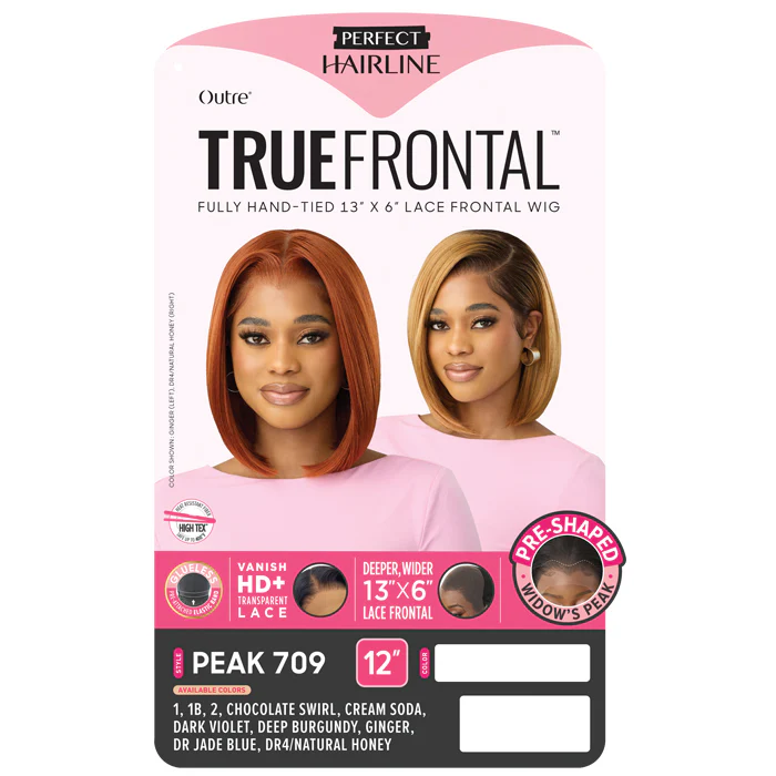 Outre True Frontal Perfect Hairline Glueless 13x6 HD Pre-Shaped Lace Front Wig - PEAK 709 - Image 4