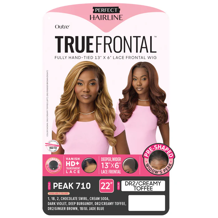 Outre True Frontal Perfect Hairline Glueless 13x6 HD Pre-Shaped Lace Front Wig - PEAK 710 - Image 4